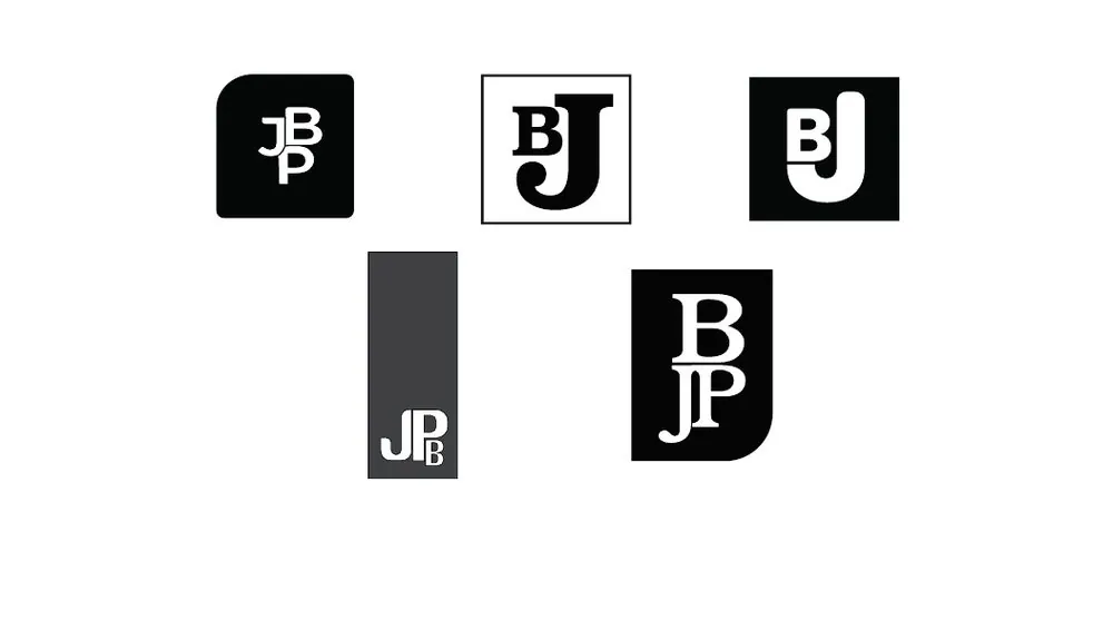 Planche de recherche du logo